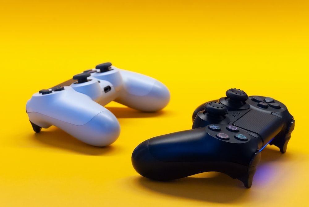Two game controllers