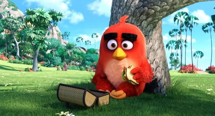 Angry Birds characters and Playtika logo