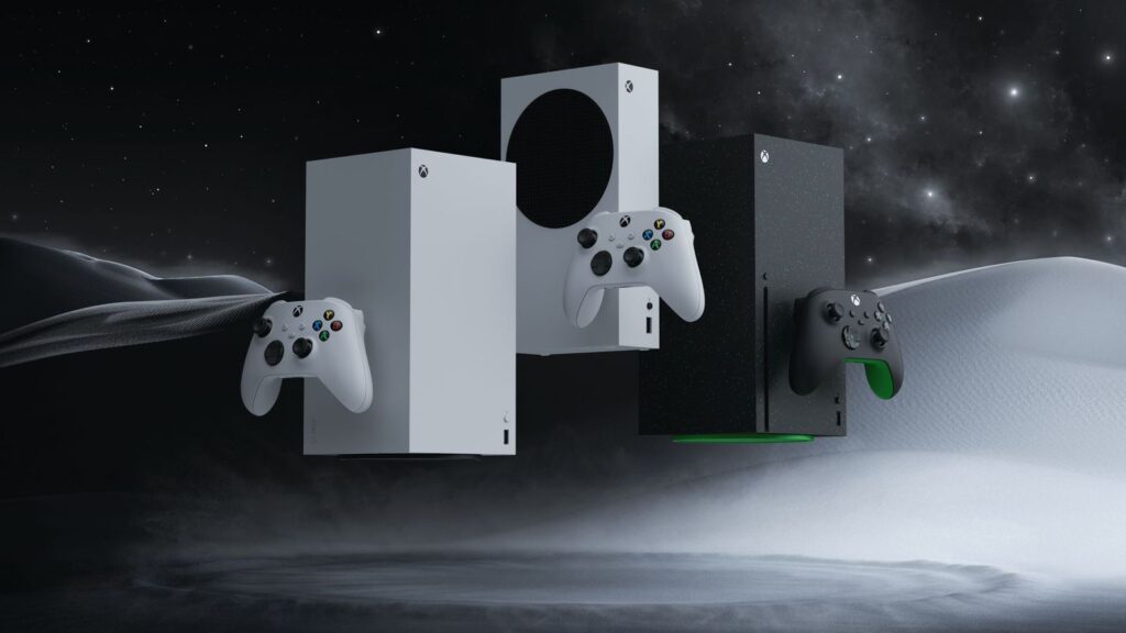 Illustration of Xbox hardware